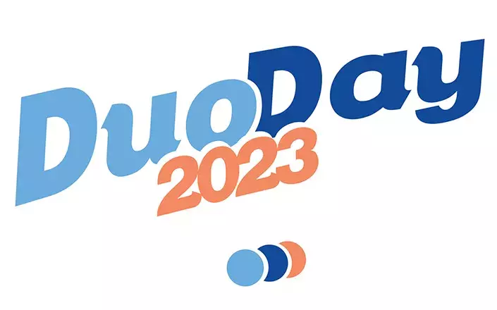 Visuel du logo du Duoday 2023